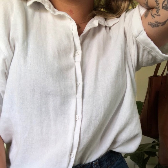 Cotton On White Button Up - Picture 5 of 5